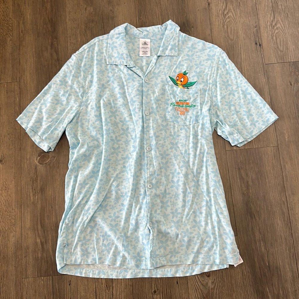 Disney Parks Epcot Flower and Garden Festival 2022 Button Down Short Sleeve